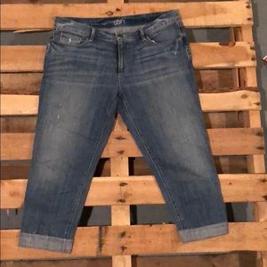 Loft relaxed skinny crop denim